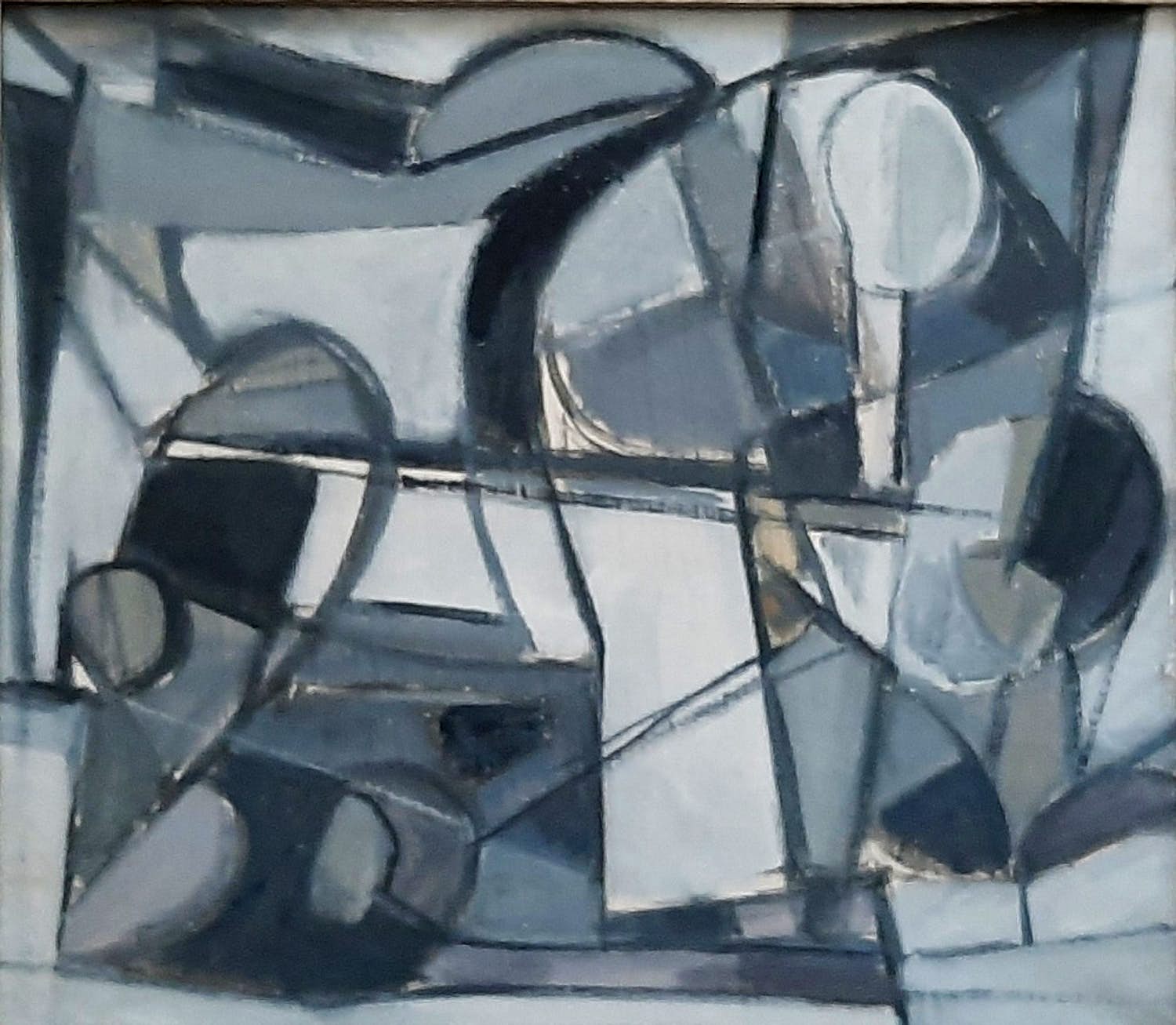 Guillaume Stassen - Abstracte compositie verkocht voor € 275!