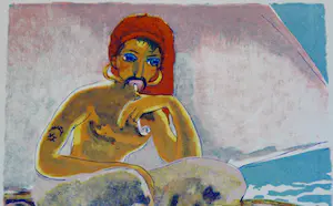 Kees van Dongen - Gravure uit 1001 nacht: 'Sinbad et le Capitane'( van Dongen?, VD, grapje?) kopen? Bied vanaf 5!