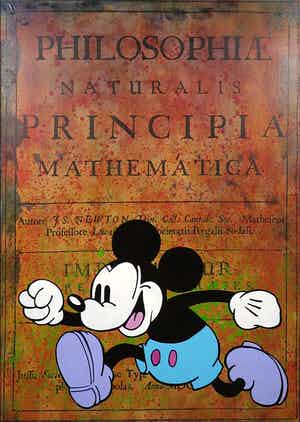 Jan Bollaert - Gemengde techniek op board, Newton IV (Groot) verkocht voor € 100!