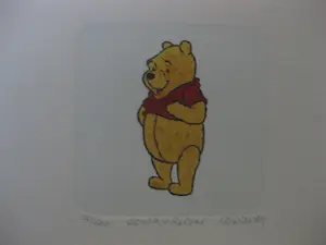 Niet of onleesbaar gesigneerd - 12 Handgekleurde etsjes van Winnie the Pooh/Disney kopen? Bied vanaf 1!