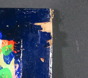 Pim Lenos - Gemengde techniek op paneel, Zonder titel (Groot formaat!) kopen? Bied vanaf 120!