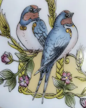 Hutschenreuther - Ole Winther - Borden vogels (2) kopen? Bied vanaf 20!