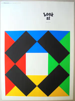 Max Bill - Geometrie in Kleur - Kleurenzeefdruk uit 1972 kopen? Bied vanaf 55!
