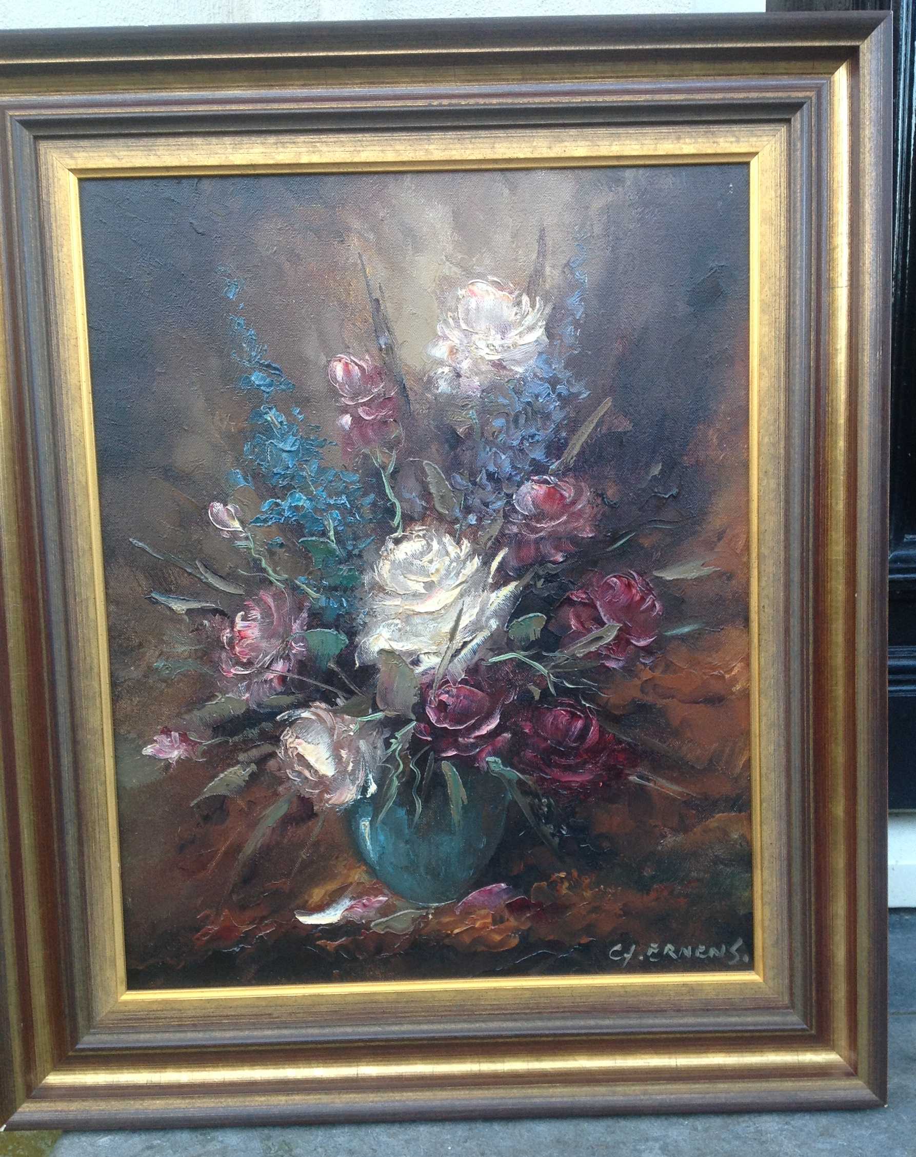 Gerardus Johannes Ernens - A8611, Bloemstilleven verkocht voor € 99!