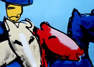 Herman Brood - Kleurenzeefdruk AMAZONE Handgesigneerd--SLECHTS 100EX!!! kopen? Bied vanaf 525!