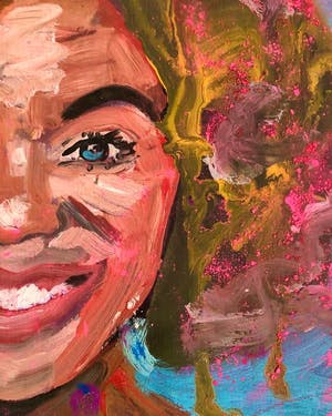 Peter Klashorst - Groot werk op doek - 2018 - Handgesigneerd !!! kopen? Bied vanaf 225!