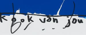 Herman Brood - Zeefdruk, Kook van jou - Ingelijst kopen? Bied vanaf 250!