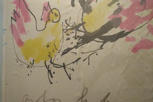 Anton Heyboer - Twee kippen in gevecht kopen? Bied vanaf 250!