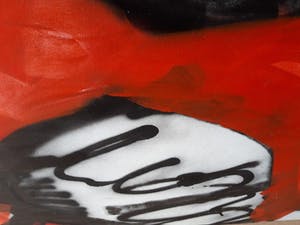 Herman Brood - schilderij, Free Record Fame III, 230 x 190 cm + HB-M Certificaat, TOPWERK kopen? Bied vanaf 4500!