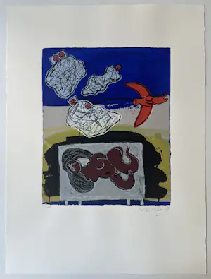 Corneille - handgesigneerde zeefdruk | 'Six Rêves Peints' | 1989 kopen? Bied vanaf 300!