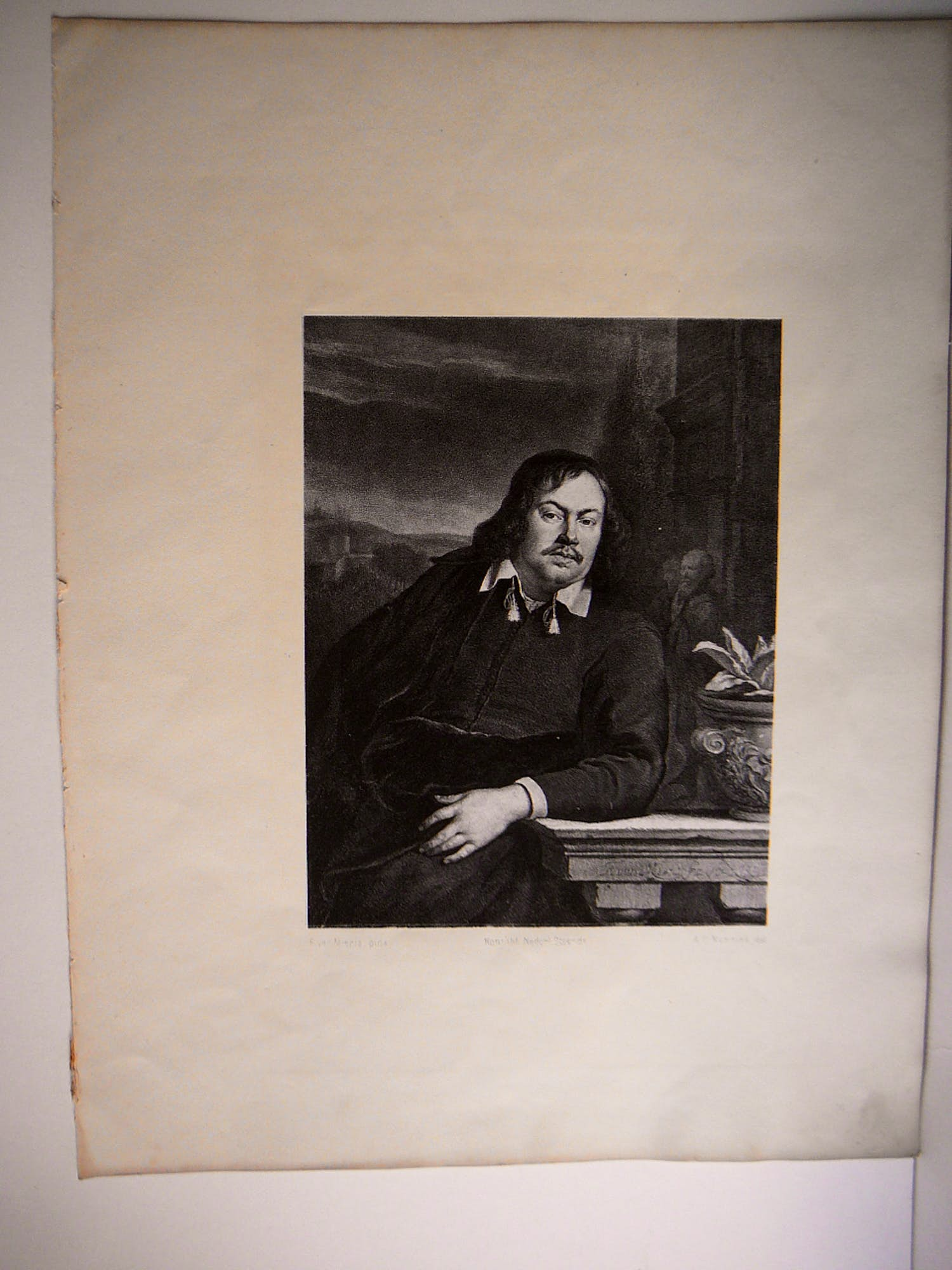 Buy Adolf Carel Nunnink - Portret van F van Mieris? Bid from 20!