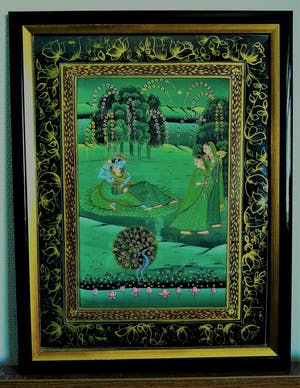 Niet of onleesbaar gesigneerd - Pahari School (Kangra) - Schilderij kopen? Bied vanaf 10!