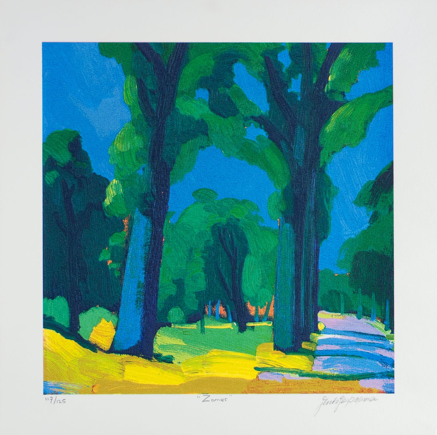 Jentsje Popma - Zomer. verkocht voor € 125!