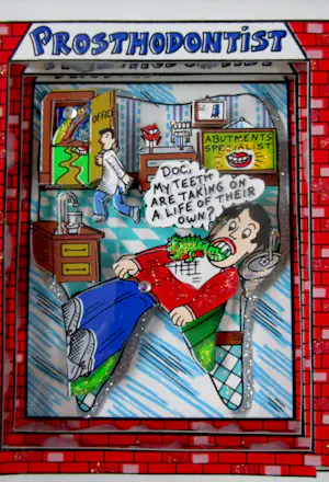 Charles Fazzino - Never Long In the Tooth! / DX-Version kopen? Bied vanaf 1150!