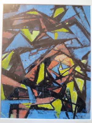 Jan Roede - Compositie Abstract verkocht voor € 120!