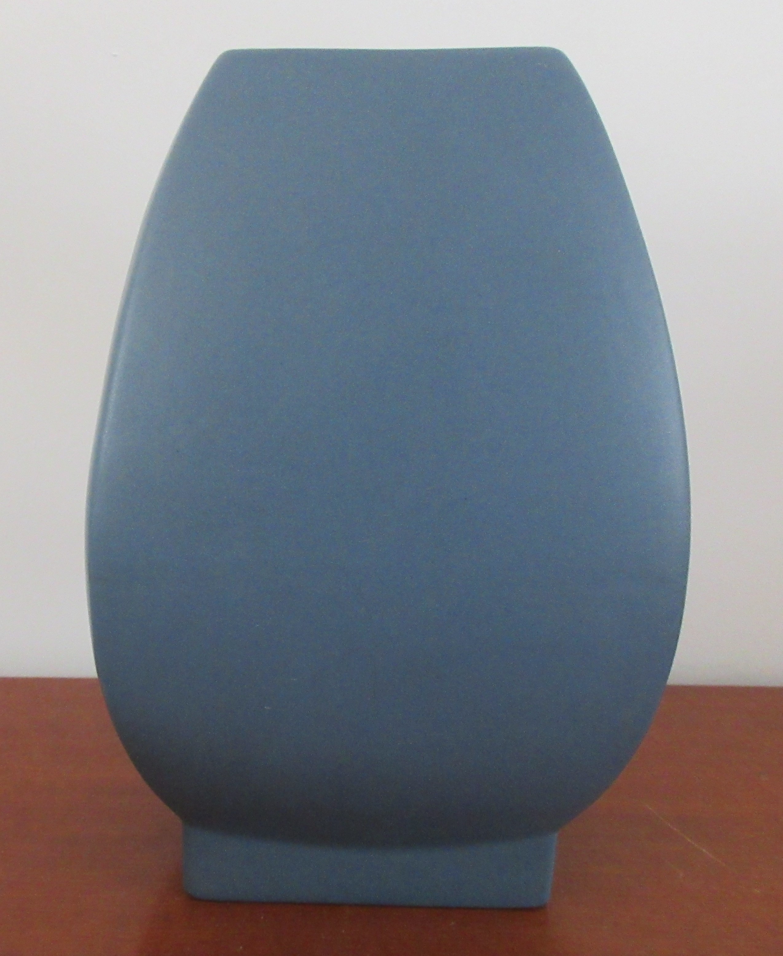 Ilkra - Knoedgen - Grote blauw grijze vierkante keramische vaas kopen? Bied vanaf 18!