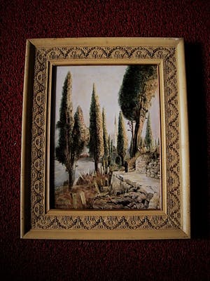 Nikos Xenos - Grieks impressionist - olieverf - "Op weg naar Kos aan Egeïsche Zee" gesigneerd kopen? Bied vanaf 10!