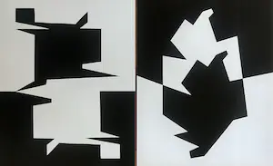 Victor Vasarely - 2 offset lithos - IMBITUBA en UZOK - 1973 kopen? Bied vanaf 1!