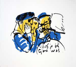Herman Brood - Zeefdruk, Of je bij God was verkocht voor € 80!