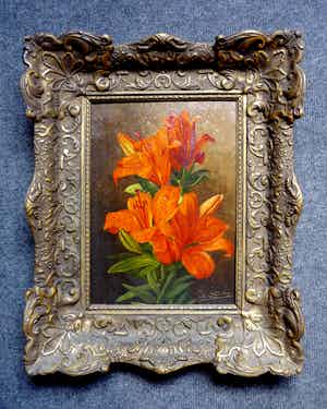 Piet Cottaar - Boeket oranje lelies verkocht voor € 100!