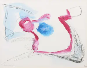 Cobi Nieuwstad - Gemengde techniek op papier, Zonder titel - Ingelijst kopen? Bied vanaf 1!