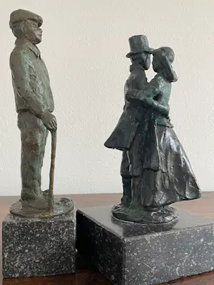 Siem Wardenaar - Set van 2 originele beelden kopen? Bied vanaf 250!