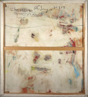 Christine Spierings - Olieverf op doek, Visit (Groot) kopen? Bied vanaf 80!