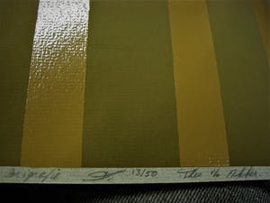 Theo van den Akker - Vituoos Zaans Graficus - Serigrafie - beperkte oplage - "Luchtspiegeling" kopen? Bied vanaf 10!