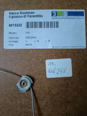 Marco Kooiman - Il Gioco de Ferentillo, ZGAN ! kopen? Bied vanaf 75!