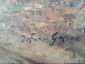 Cor Bouter - Werklui met paarden en een trekwagen - gesigneerd Johan v Gesine kopen? Bied vanaf 300!