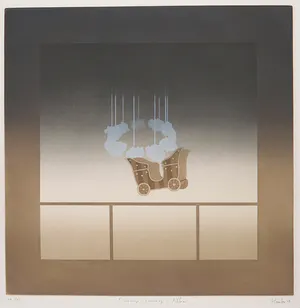Jean Solombre - Aquatint, La manège - Hommage à Fellini kopen? Bied vanaf 35!