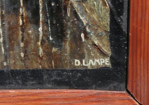 Dagmar Lampe - Gemengde techniek op paneel, Vogel karkas kopen? Bied vanaf 10!