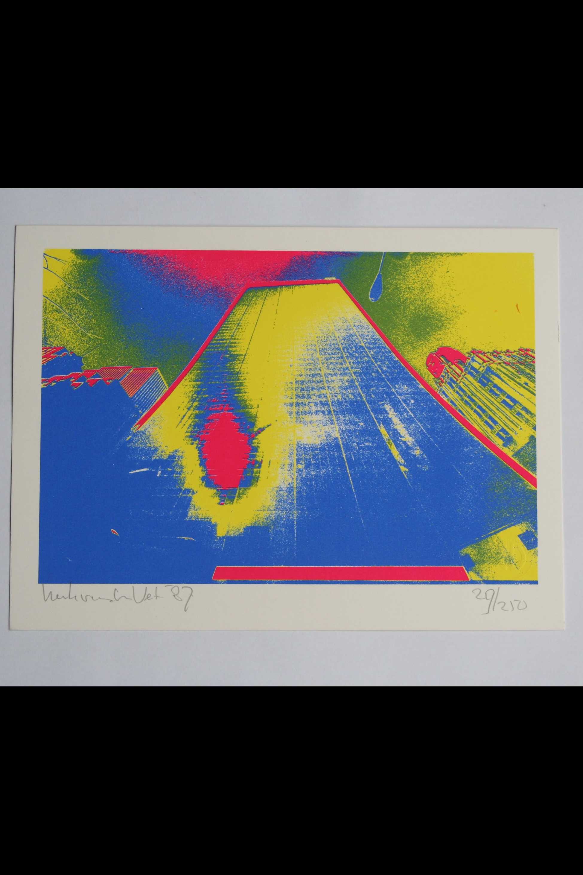 Henk van der Vet - kleine zeefdruk - gesigneerd kopen? Bied vanaf 1!