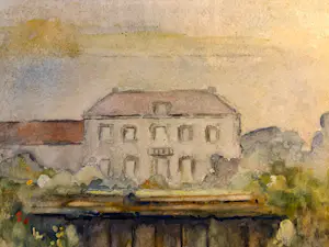 Jaap Weiland - Aquarel, Villa & een klein gemengd techniek werk Haven Numansdorp kopen? Bied vanaf 50!