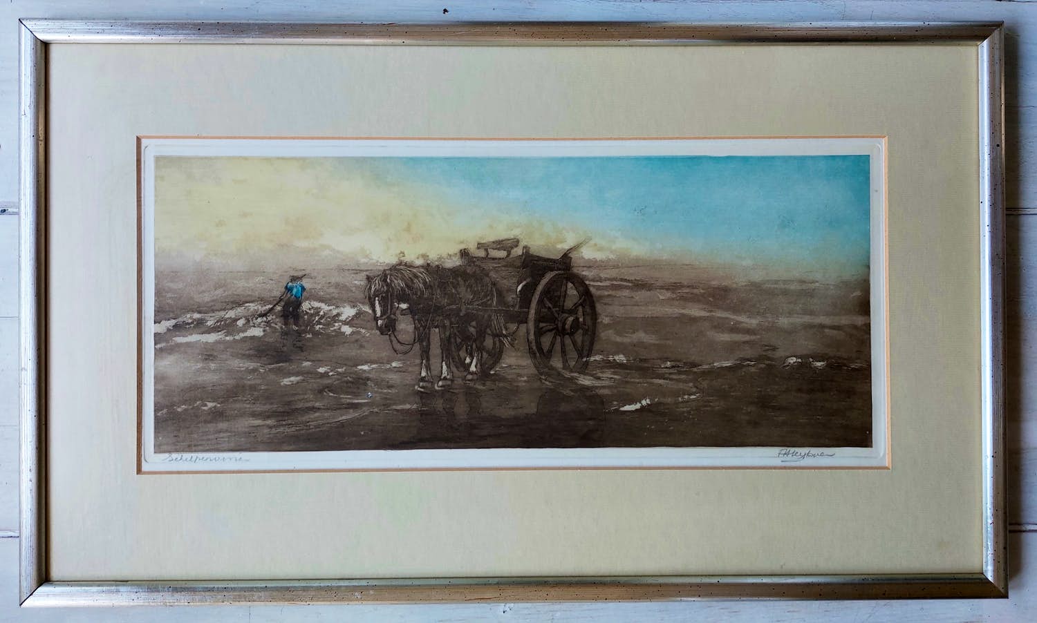 Anton Heyboer - Schelpenvisser - Scheveningen of Noordwijk verkocht voor € 575!