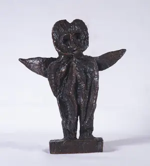 Carl-Henning Pedersen - Brons, The blue angel kopen? Bied vanaf 950!