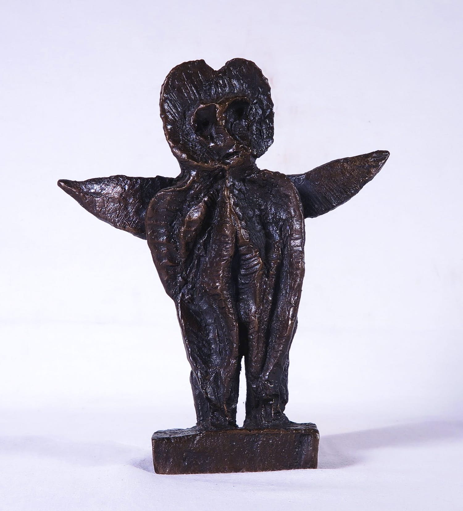 Carl-Henning Pedersen - Brons, The blue angel verkocht voor € 950!