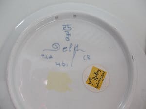 Potterie Oud Delft - 5 potterie objecten kopen? Bied vanaf 35!