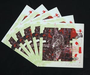 Rik van Iersel - Lot van vijf litho's, Zonder titel kopen? Bied vanaf 1!