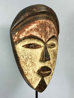 Pende - Tribal used African mask from the Pende - Congo verkocht voor € 25!