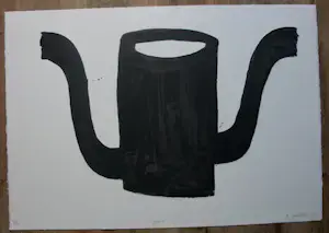 Klaas Gubbels - Litho: "Januskan" - 2004 (zeer groot!) kopen? Bied vanaf 750!