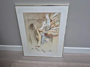 Buy Marion van Nieuwpoort - litho 20/100, gesigneerd rechtsonder? Bid from 75!