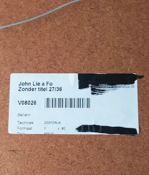 John Lie a Fo - Onbekend kopen? Bied vanaf 10!