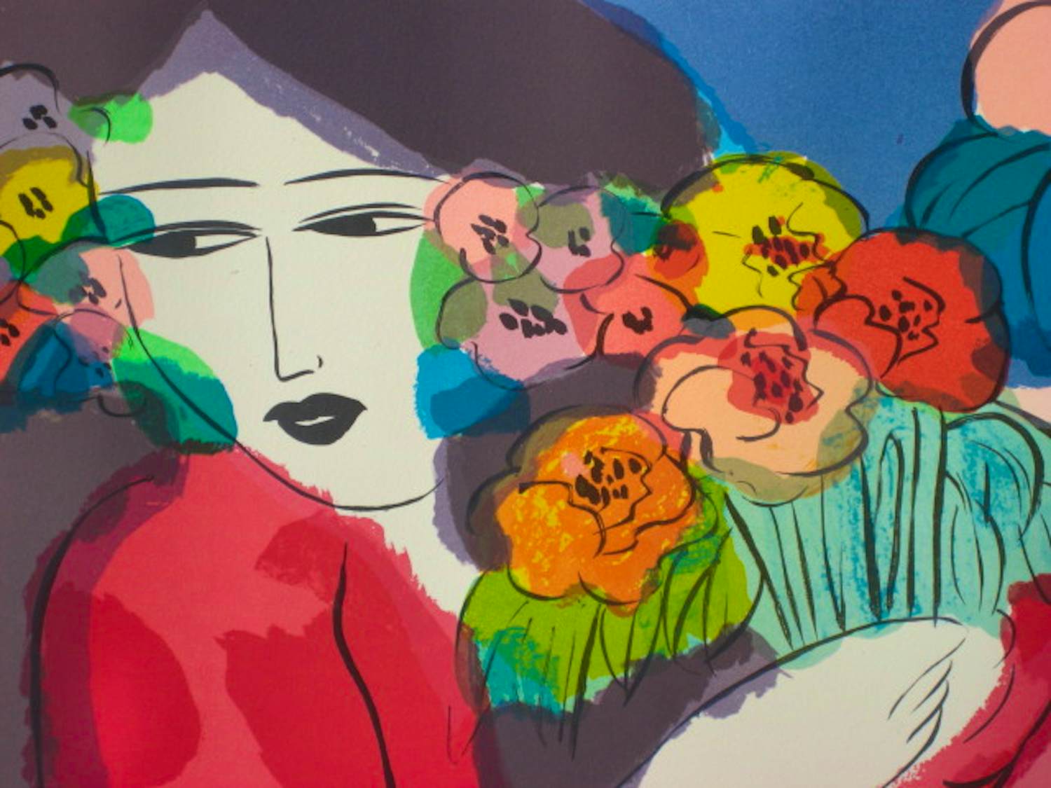 Walasse Ting - Lying Nude. kopen? Bied vanaf 445!