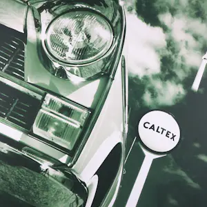 Paul Huf - Fotografie, Caltex - Ingelijst kopen? Bied vanaf 100!