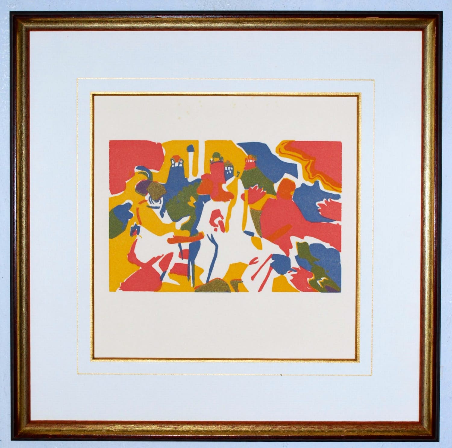 Wassily Kandinsky - originele kleurenhoutsnede: Orientalisches - ingelijst kopen? Bied vanaf 115!