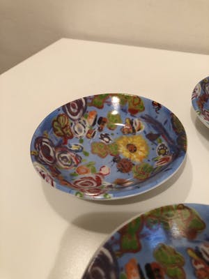 Plateelfabriek Schoonhoven N.V. - Vintage tulpenvaas en vier kleine schaaltjes kopen? Bied vanaf 15!