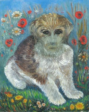 Bitia Rosendor - Acryl op doek, Zonder titel kopen? Bied vanaf 1!