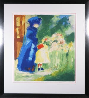 Annemiki Bok - Zeefdruk, The Market - Ingelijst (Groot) kopen? Bied vanaf 20!