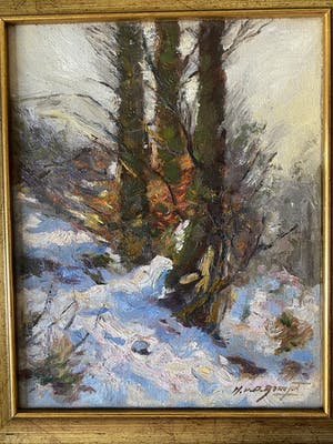 Marcel Van den Bempt - 1940 - Winterlandschap kopen? Bied vanaf 50!